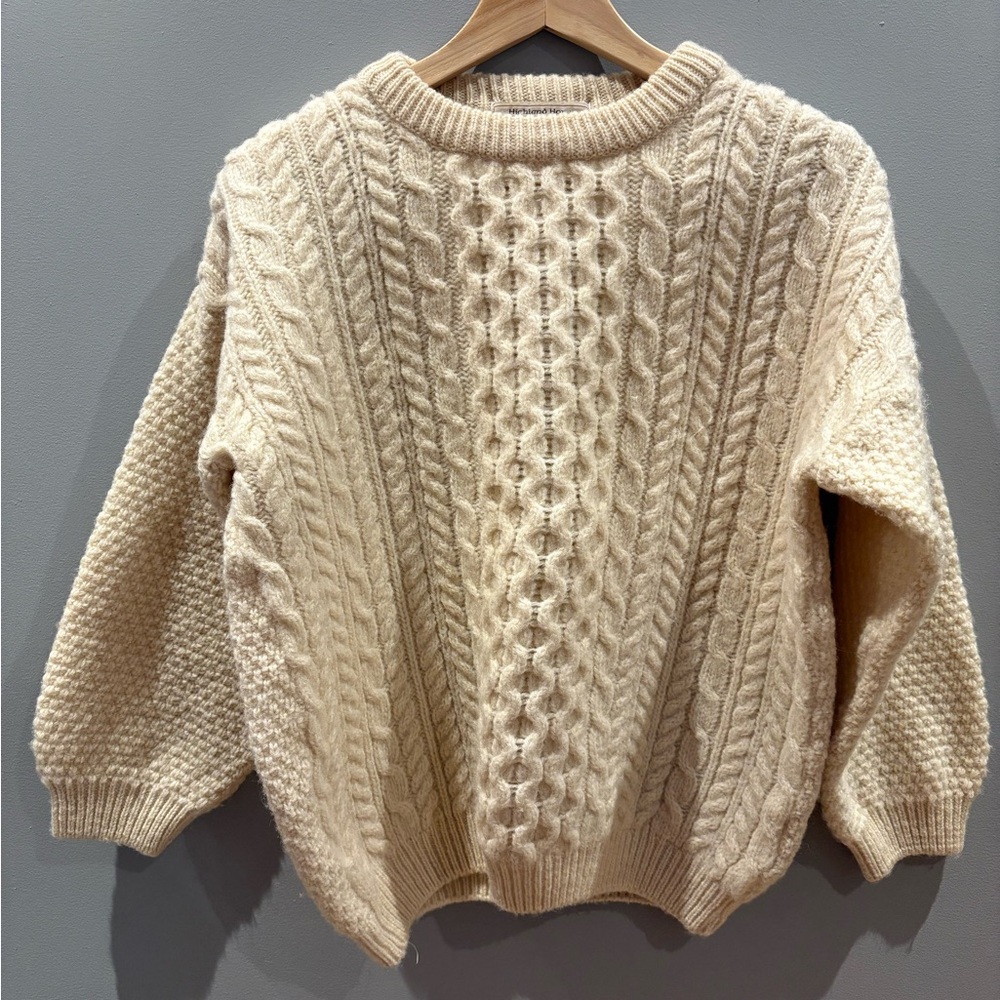 Aran style Cable Knit Sweater